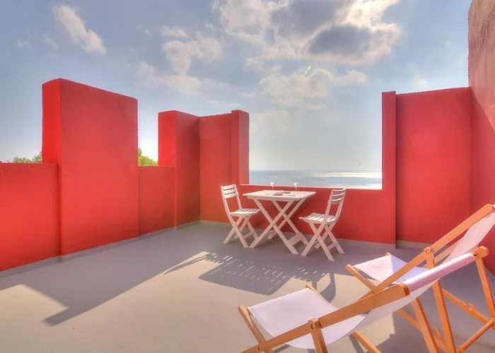 Studio In The Red Wall Building By Ricardo Bofill - Muralla Roja